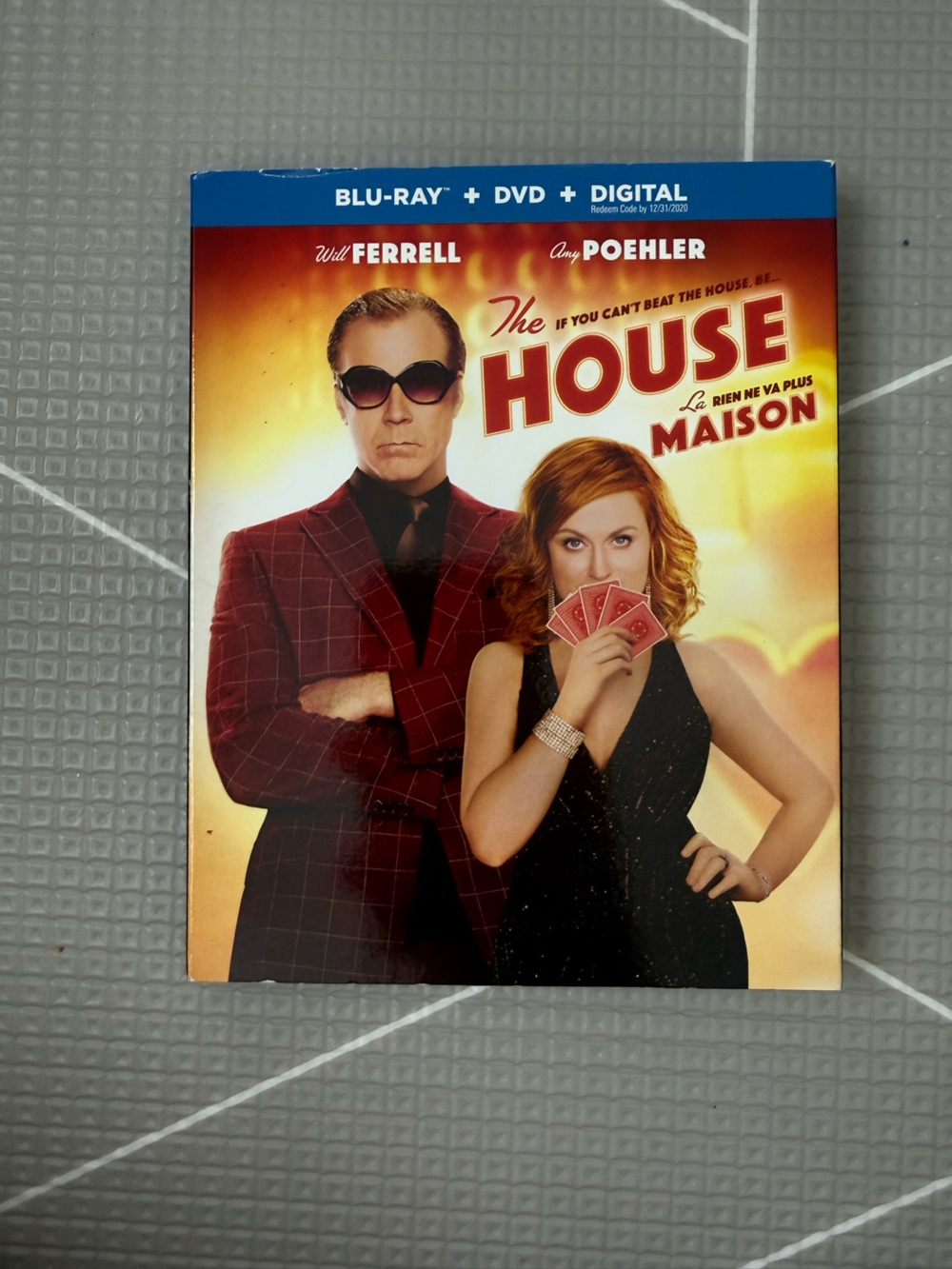 The House Blu Ray Movie Cover - Red & Black